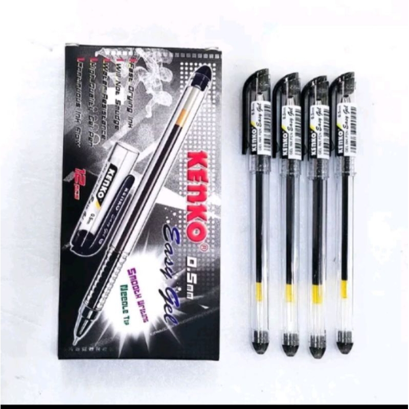 

GEL PEN pulpen Pena Kenko easy gel 0,5mm (lusin)