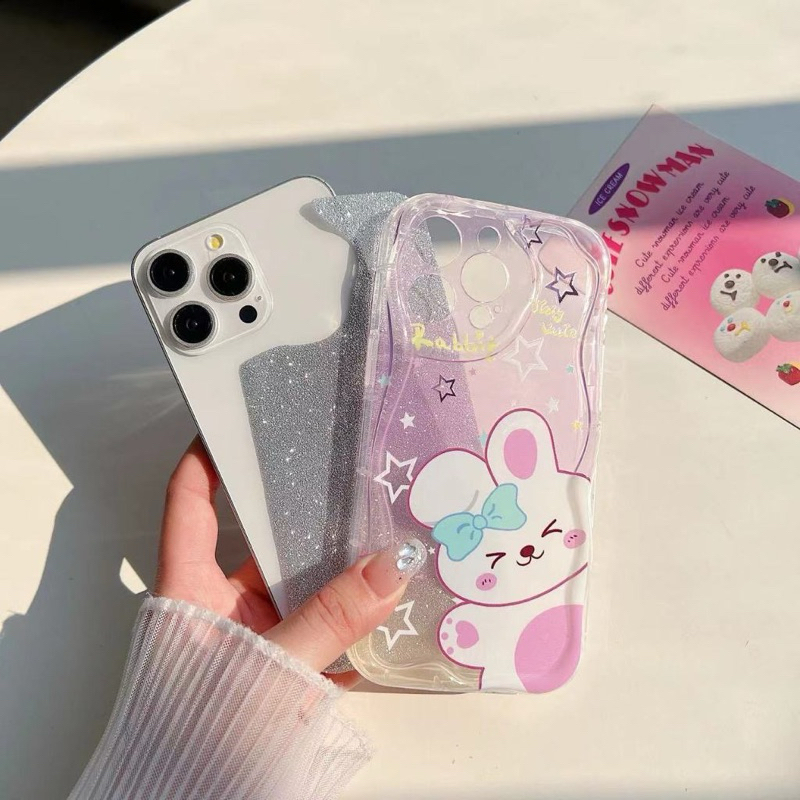 NEW CASE KARAKTER GLITER RANDOM FOR ANDROID VIVO Y03 Y91 Y93 Y95 Y91C Y02 Y20