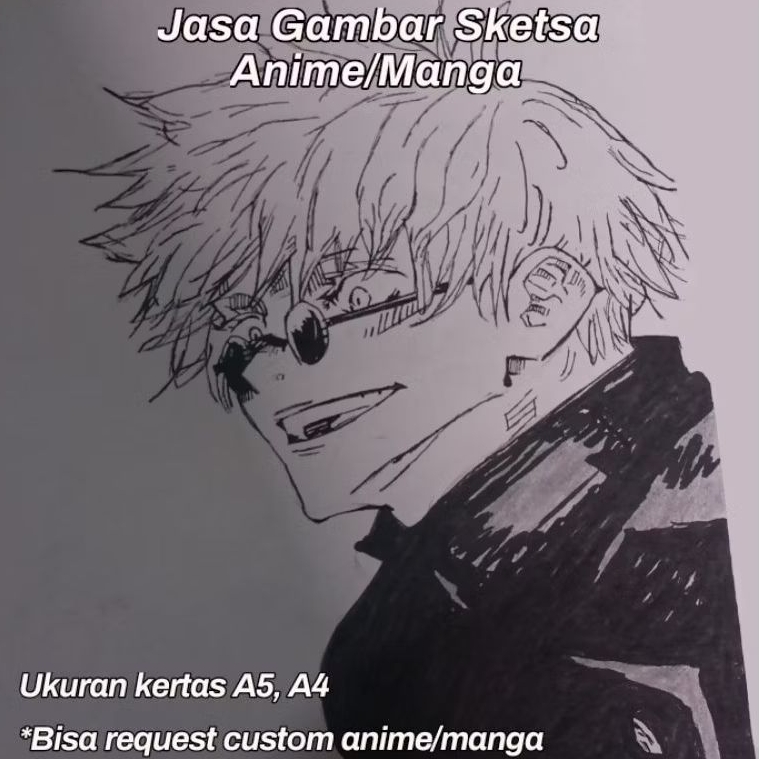 

GAMBAR SKETSA ANIME/MANGA A5, A4 CUSTOM, JASA REQUEST GAMBAR CUSTOM, SKETSA ANIME/MANGA TERMURAH