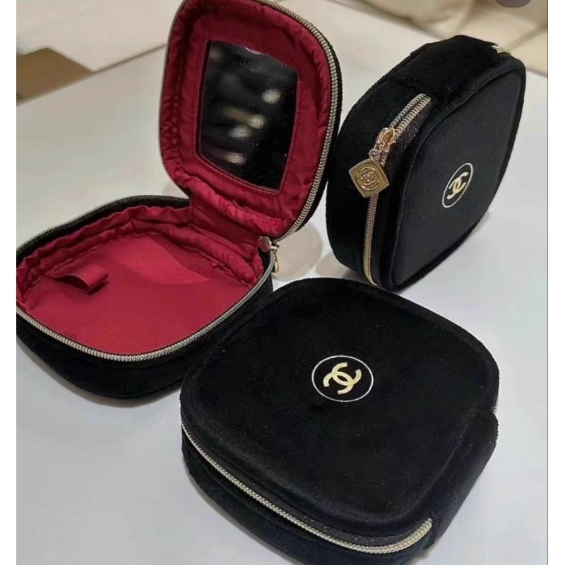 makeup bag tas kosmetik cc makeup gift mirror inside