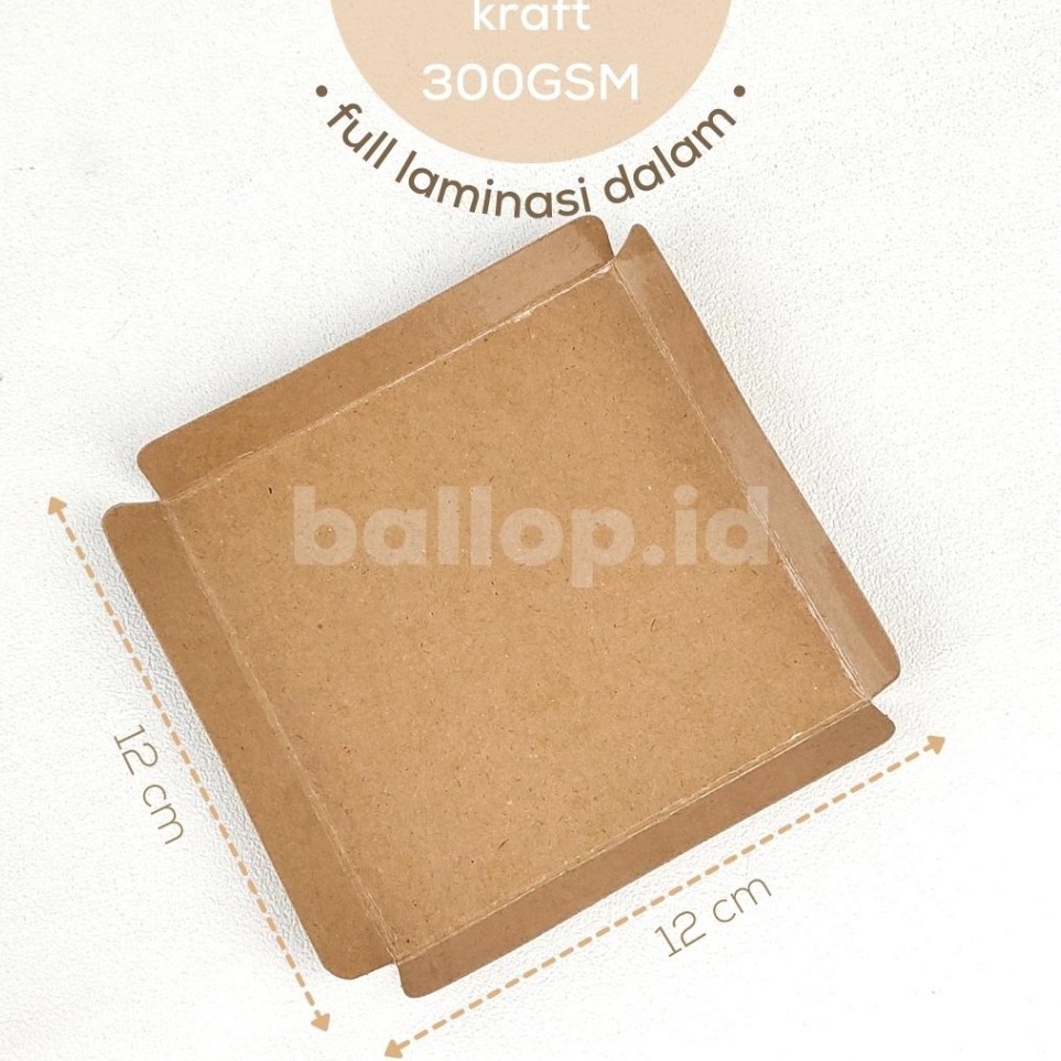 

Harga Hemat 5 PCS TRAY KRAFT 12 12 CM LAMINASI Cakeboard Alas Tatakan Roti Kue Slice Tahan Minyak Butter Cake Gorengan
