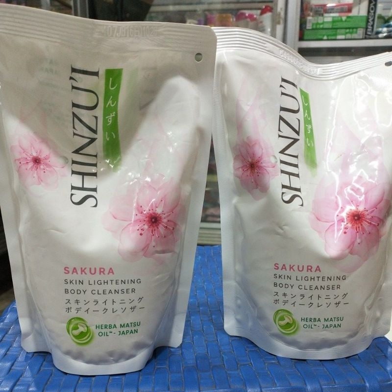 shinzui sabun cair 450ml sakura new sabun mandi cair shinzui