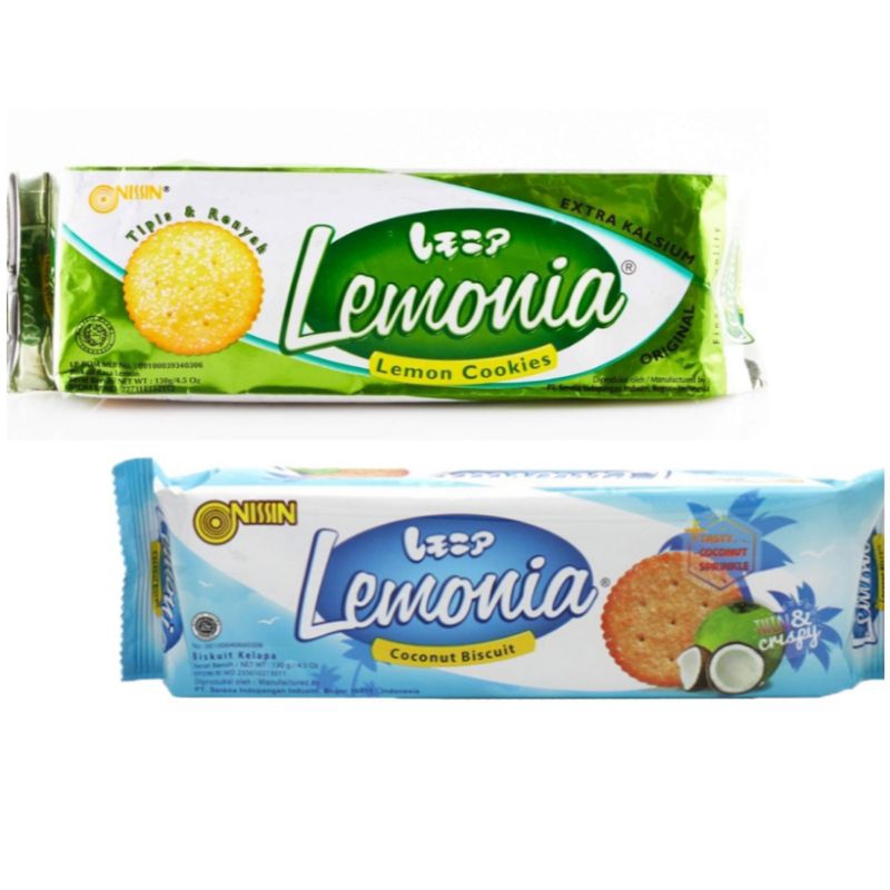 

NISSIN Lemonia Cookies lemon coconut biscuit 130 g