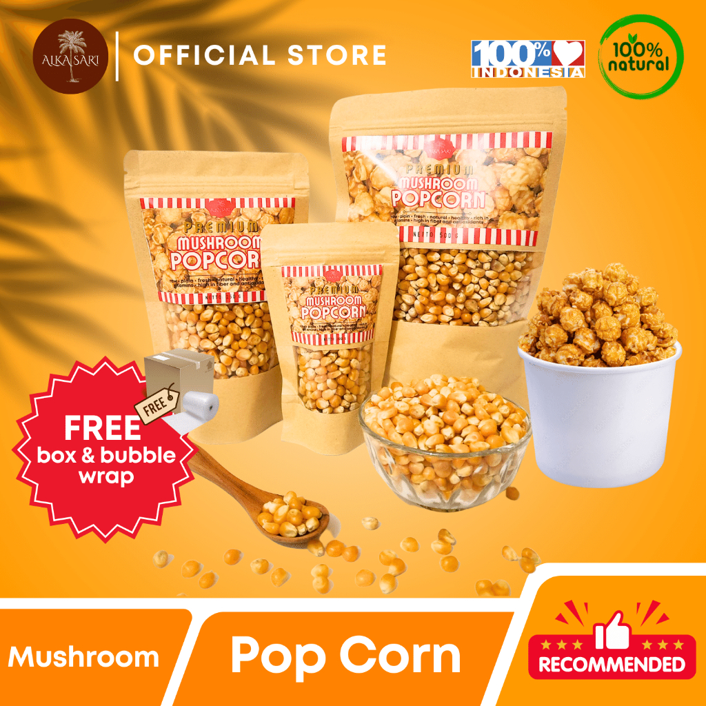 

Jagung Popcorn Jumbo Mushroom Asli Premium Alka Sari