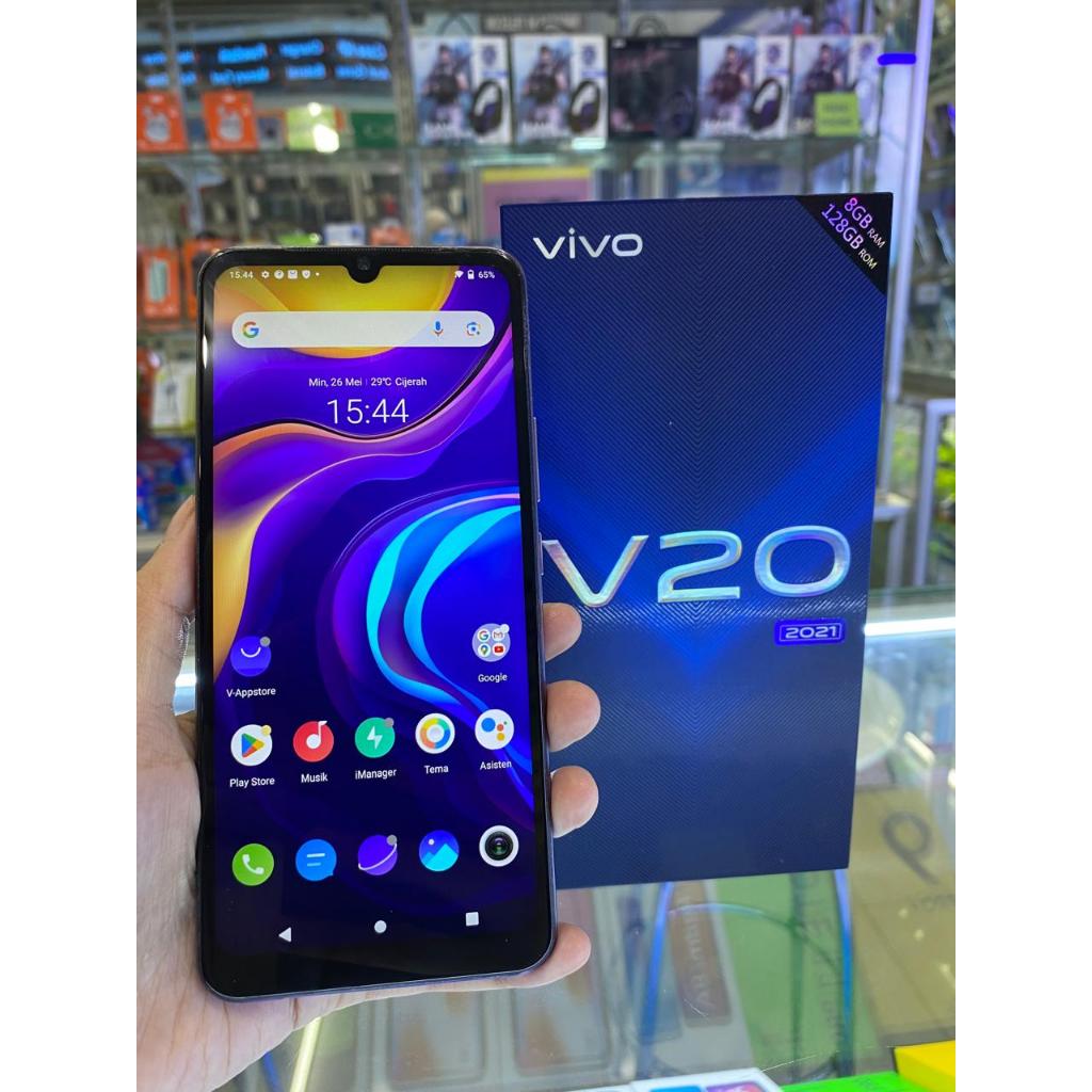 VIVO V20 2021 8/128GB SECOND SEKEN BEKAS RAM 8 INTERNAL 128