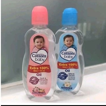 cussons baby extra 100% oil 50 ml/baby oil/minyak baby oil/minyak bayi