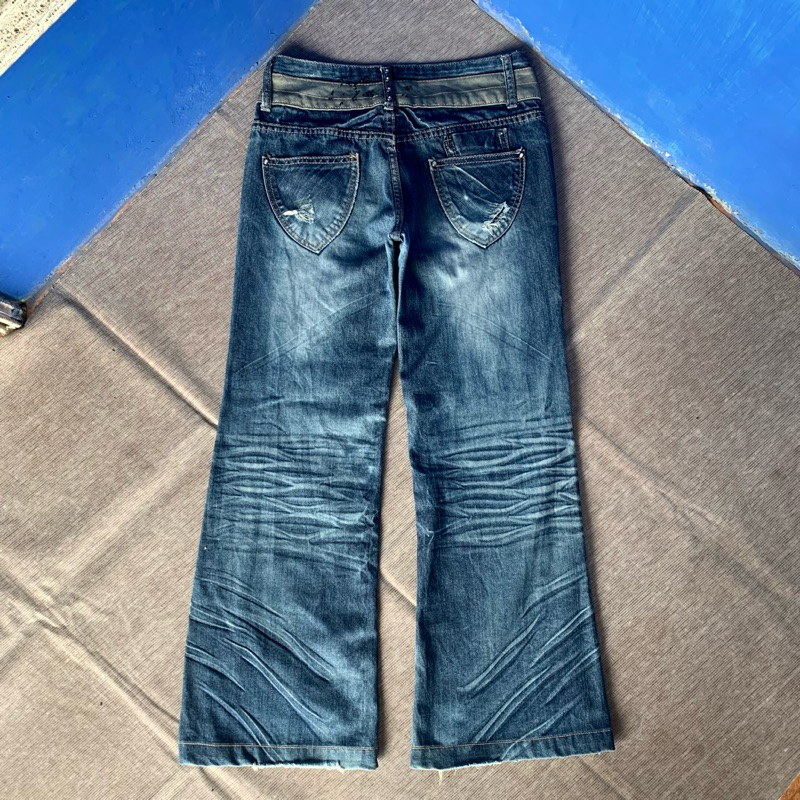 Celana jeans fading
