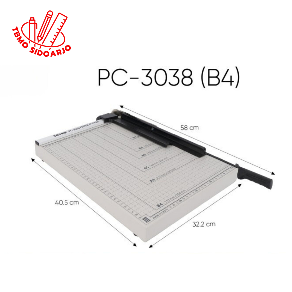 

TBMO Pemotong Kertas B4 Paper Cutter Joyko - PC-3038/B4