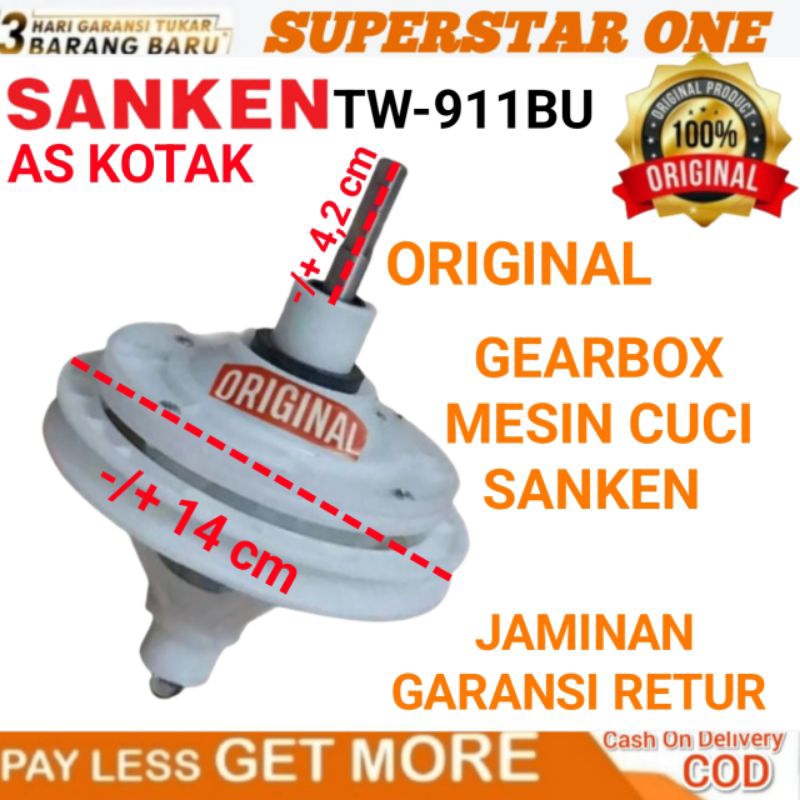 Gearbox mesin cuci Sanken TW 9110 BU