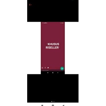 

pembayaran khusus riseller wa ART E4P5