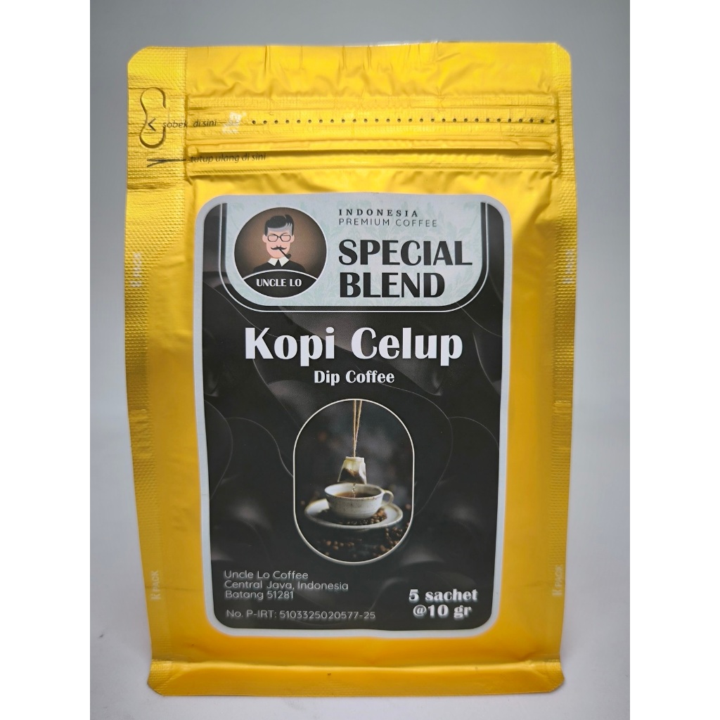 

UNCLE LO KOPI CELUP SPECIAL BLEND - 5 SACHET SINGLE SERVE @10 gr