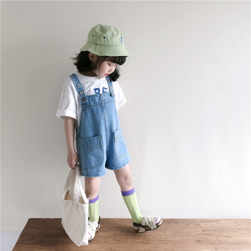 Overall Jeans Anak Perempuan / Rompi Baju Kodok Anak Cewek