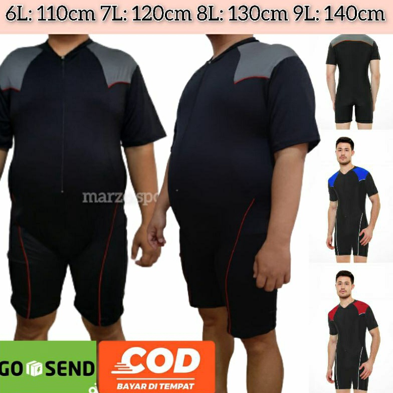 KODE R97R JUMBO BAJU RENANG DIVING PRIA REMAJA DEWASA JUMBO  BAJU DIVING RENANG POLOS  BAJU RENANG J