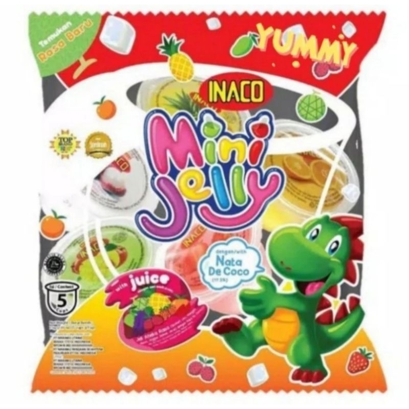 

INACO MINI JELLY 1 pack isi 5 cup