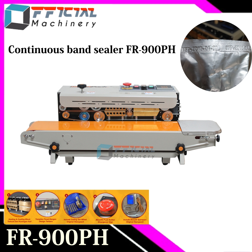 Heavypack FR-900PH Continous Band Sealer FR-900 PH Mesin segel Kemasan