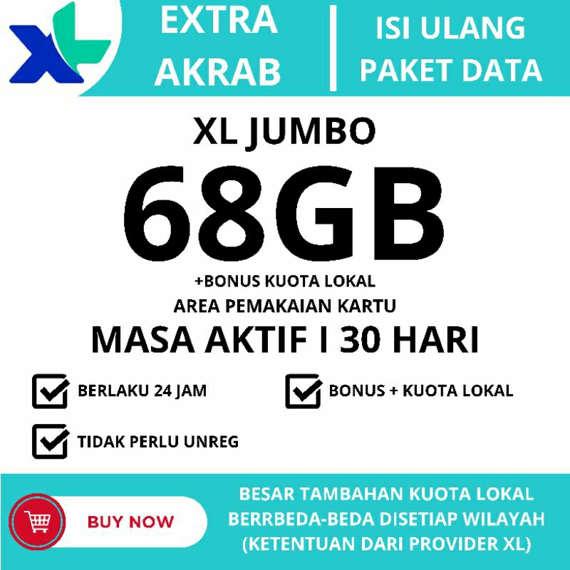 KUOTA XL JUMBO BIG DATA PAKET DATA XL BIG KUOTA BESAR