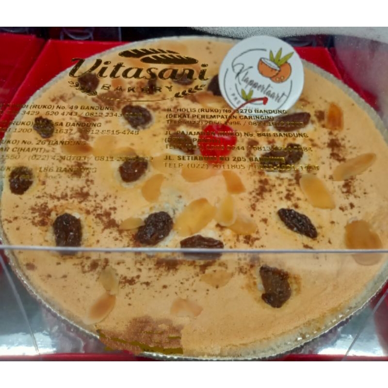 

NOB Klappertaart cake, Klappertaart Vitasari Premium Coconut Cake