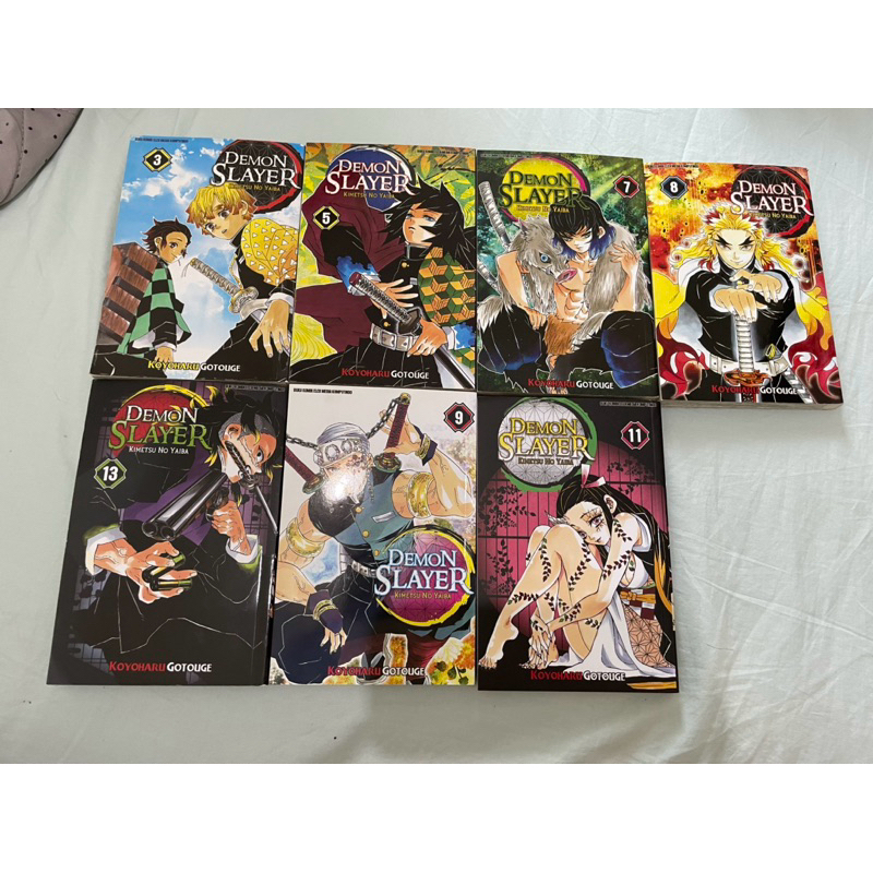 KOMIK DEMON SLAYER preloved Bahasa Indonesia