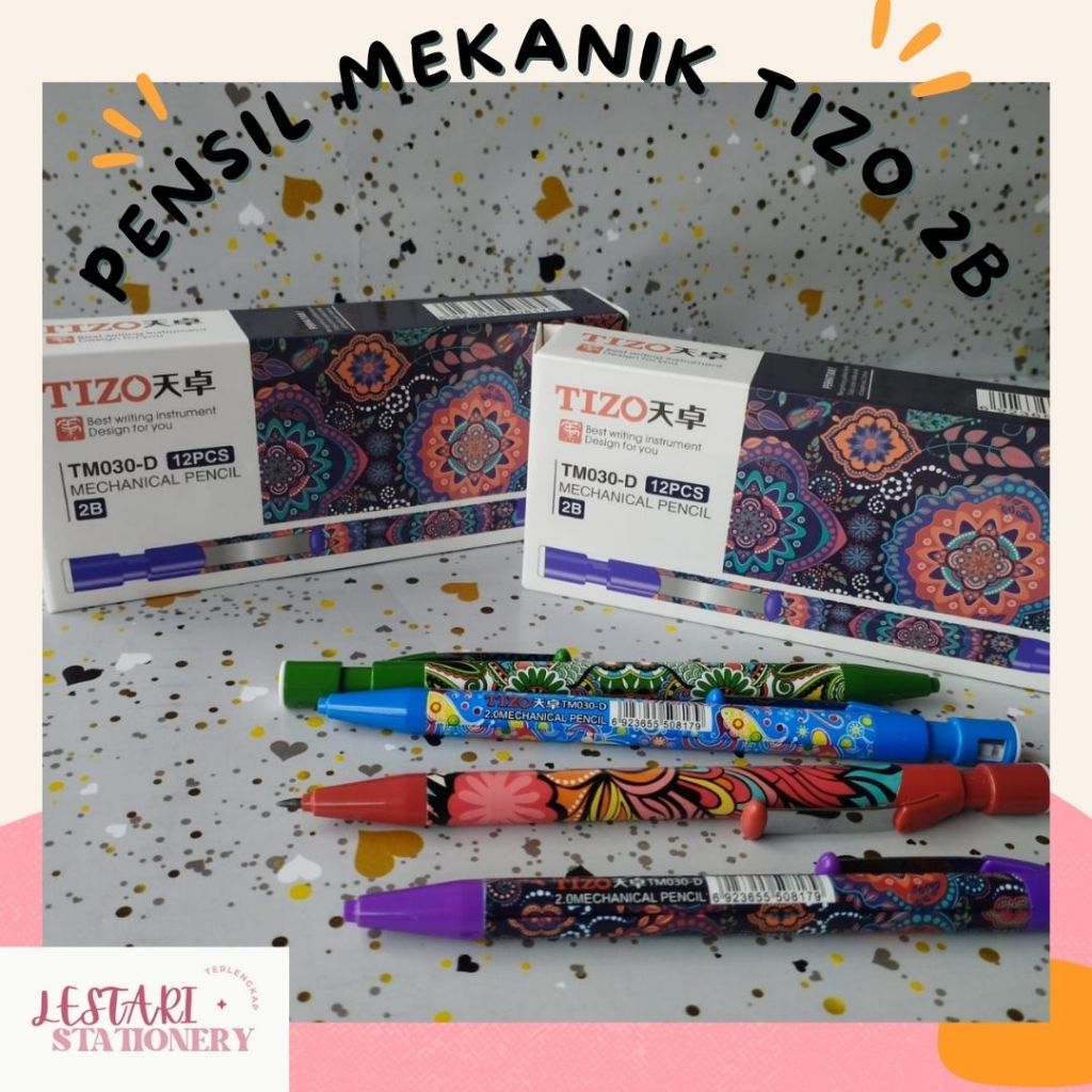 

Tizo Pensil Mekanik 2B | Pensil Mekanik Tizo | Lestari Stationery