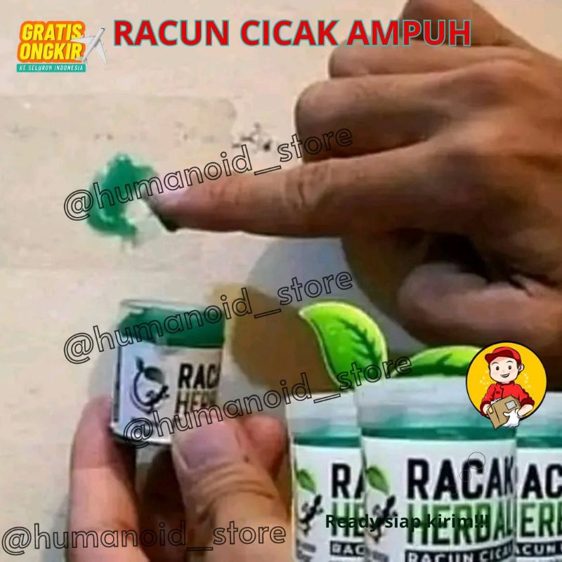 Racak racun cicak herbal paling ampuh pembasmi cicak dan tokek sekali hap asli original/obat racun c