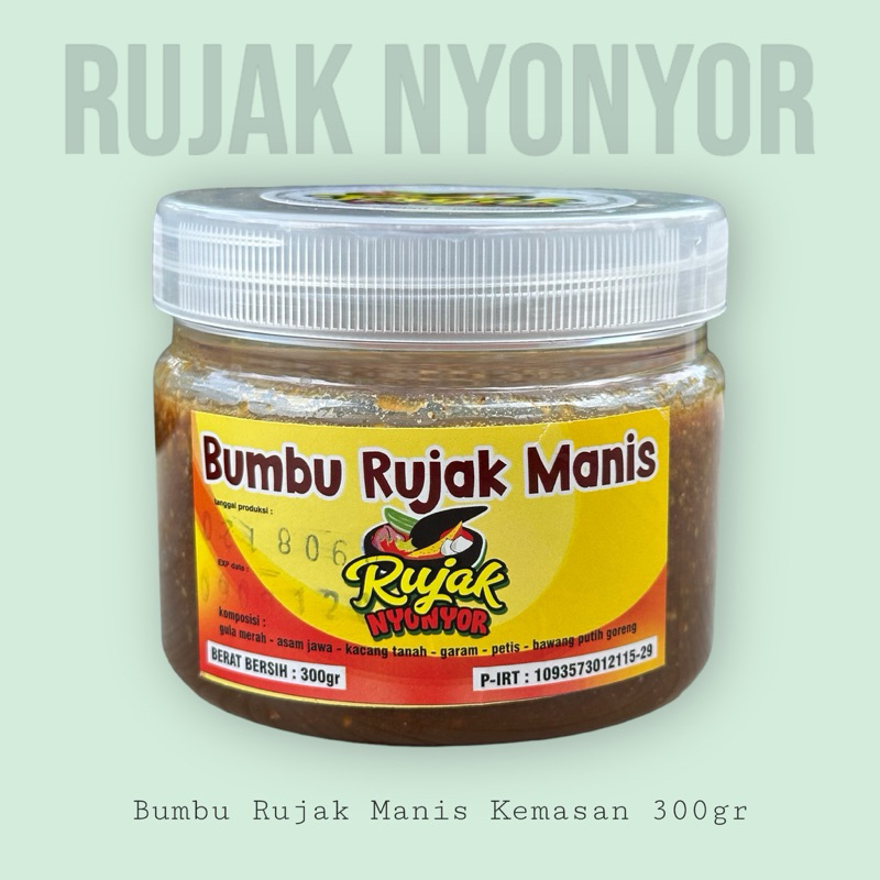 

bumbu rujak manis kemasan 300gr