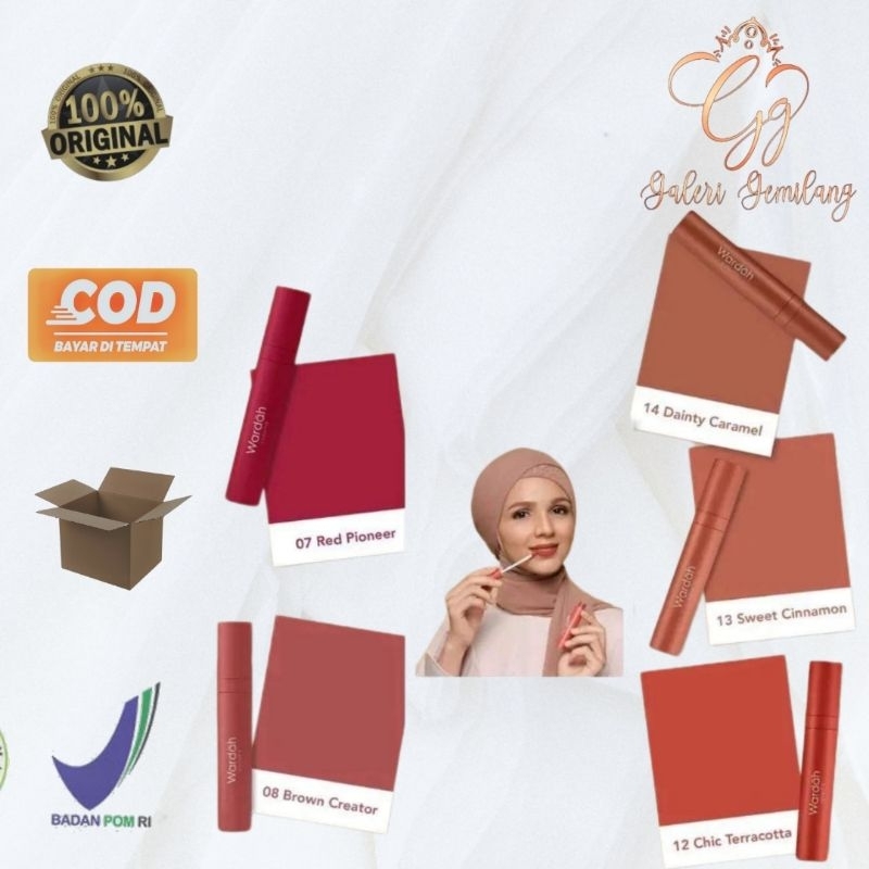wardah velvet matte lip/lipstik wardah velvet