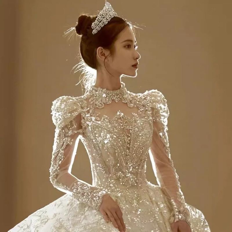 wedding dress / wedding gown / gaun pengantin import mewah model terbaru 2024