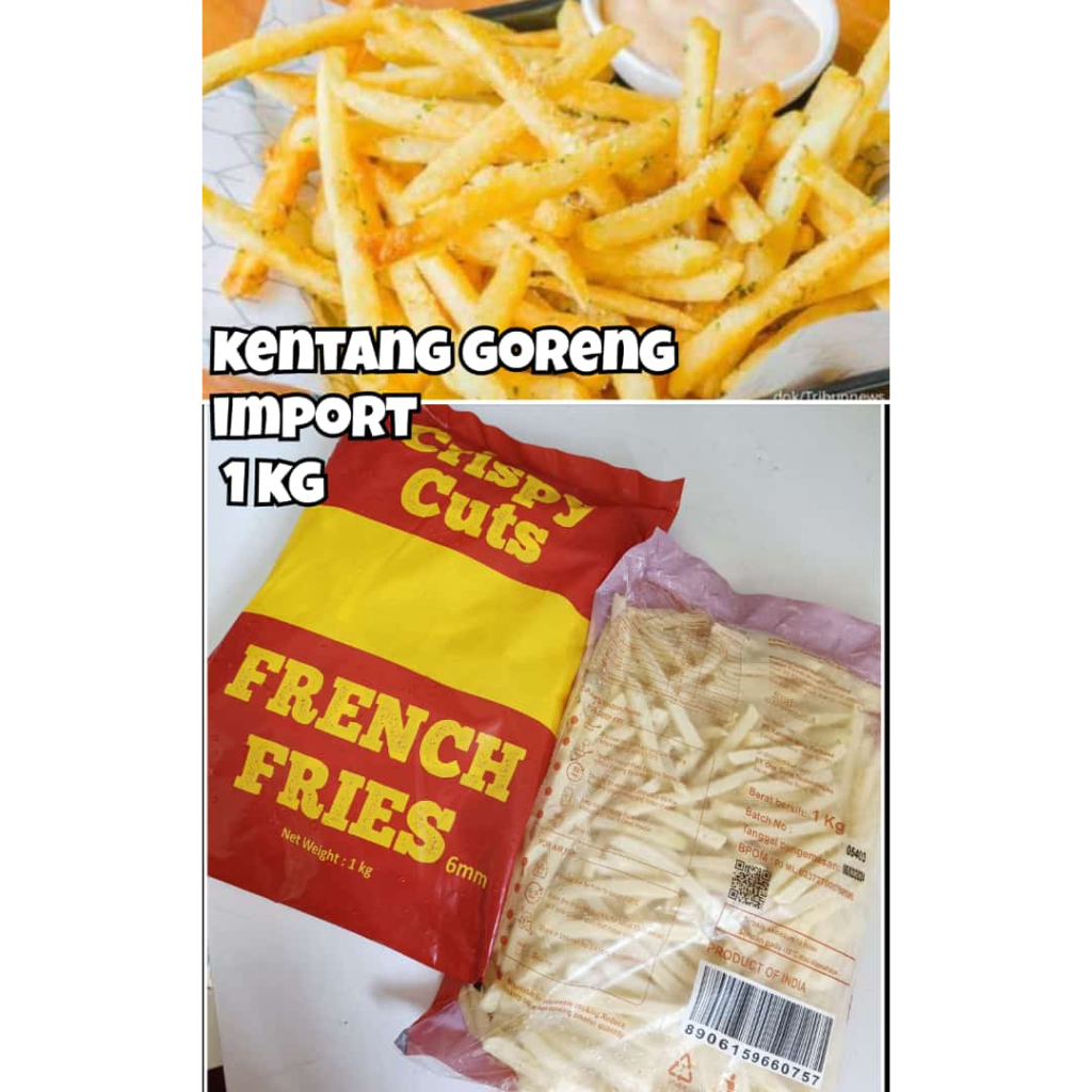 

kentang goreng french fries import 1kg