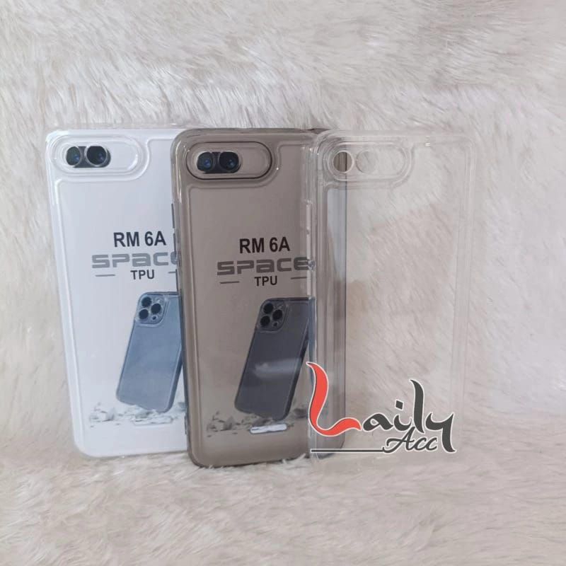 Soft Case Clear Hitam Bening Redmi 6A Casing Silikon Bening transparan Pelindung Belakang Hp Terbaru