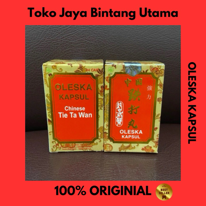 Chinese Tie Ta Wan Oleska Kapsul Original Untuk Cedera Memar Kesleo