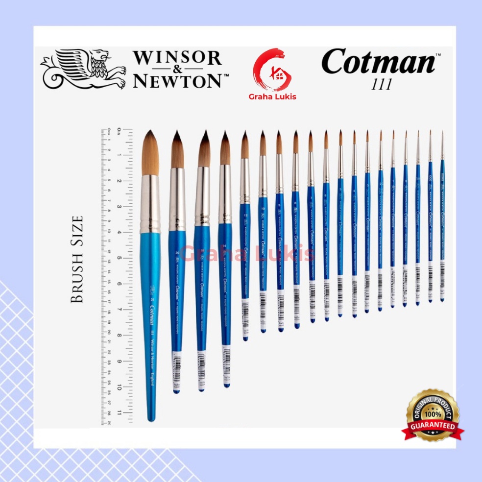 

ART T3S3 COTMAN Brush Series 111 Round Short Handle Brush