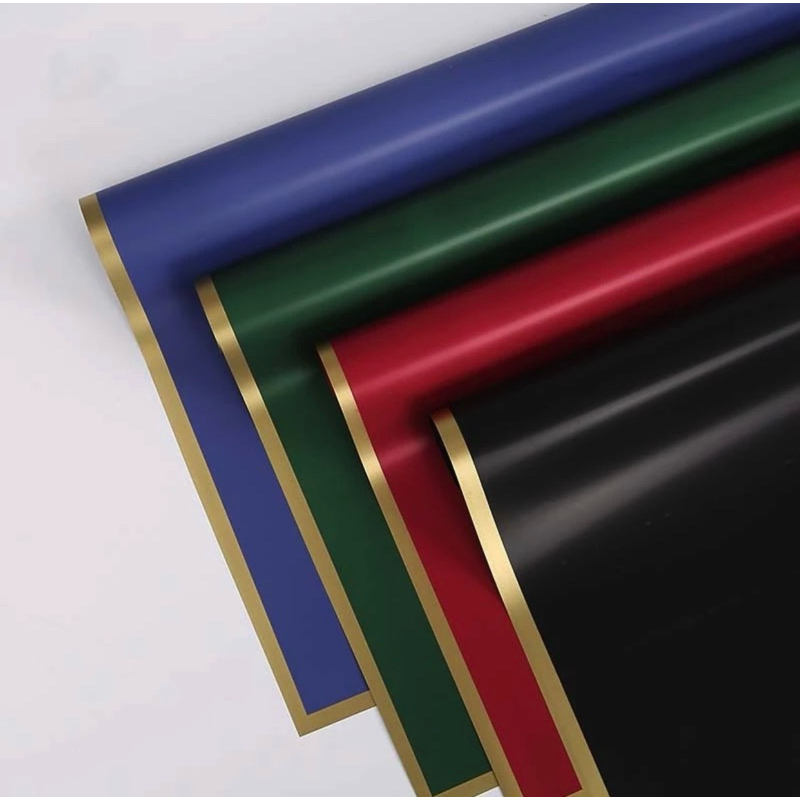 

Kertas Buket Cello Solid Colour Gold Line