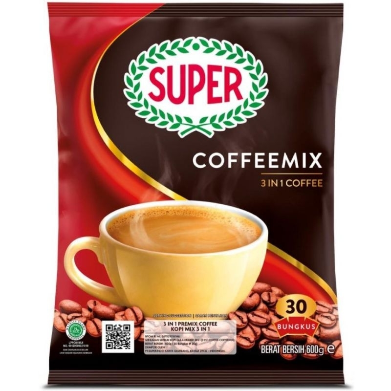 

Super Instant Coffeemix 3in1 Kopi Mix Super 3in1 Premix Coffee