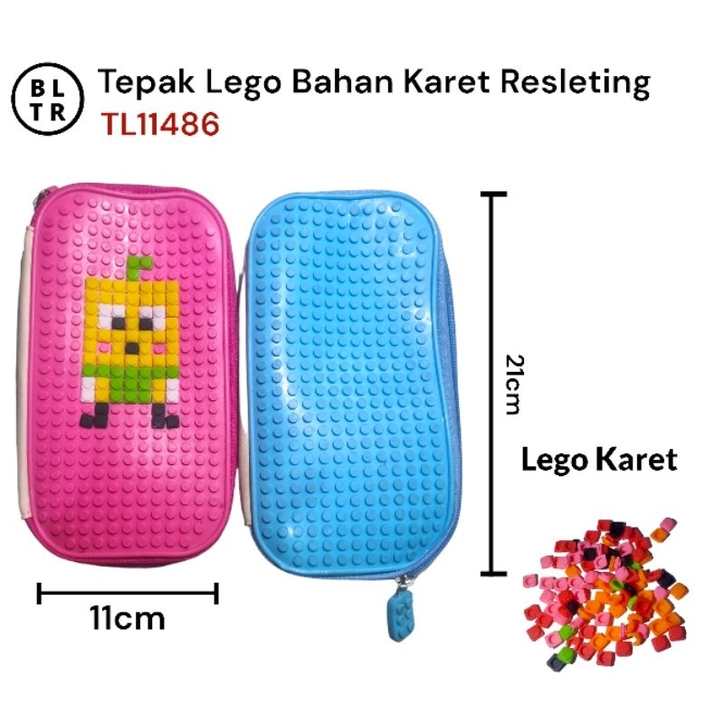 

PCS// TEPAK LEGO BAHAN KARET RESLETING KAIN (TL11486)/TEPAK PENSIL/KOTAK PENSIL/TEPAK RESLETING / NEW ORIGINAL