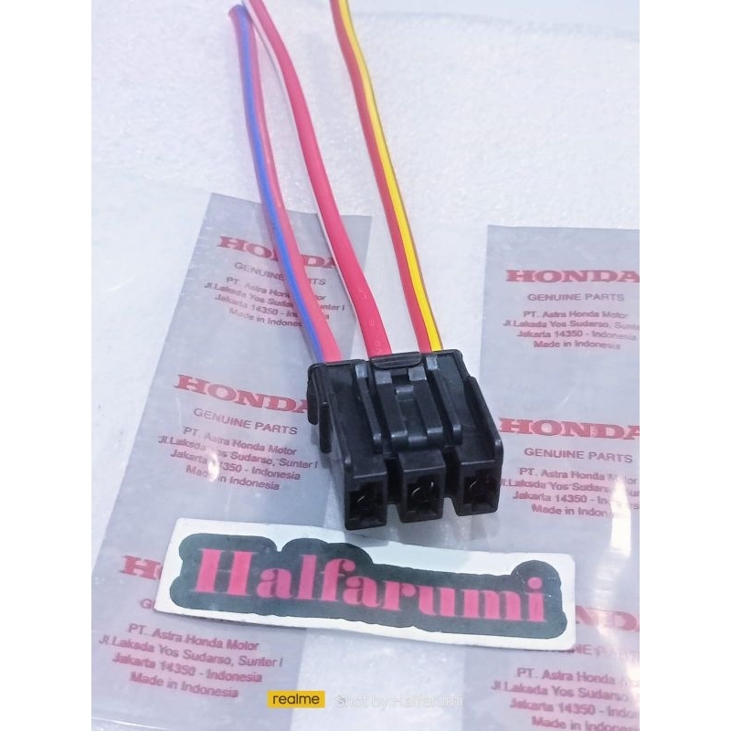 Soket acg, Soket connector ACG stater 3 pin Honda Vario 125, vario 150, PCX 150, ADV 150