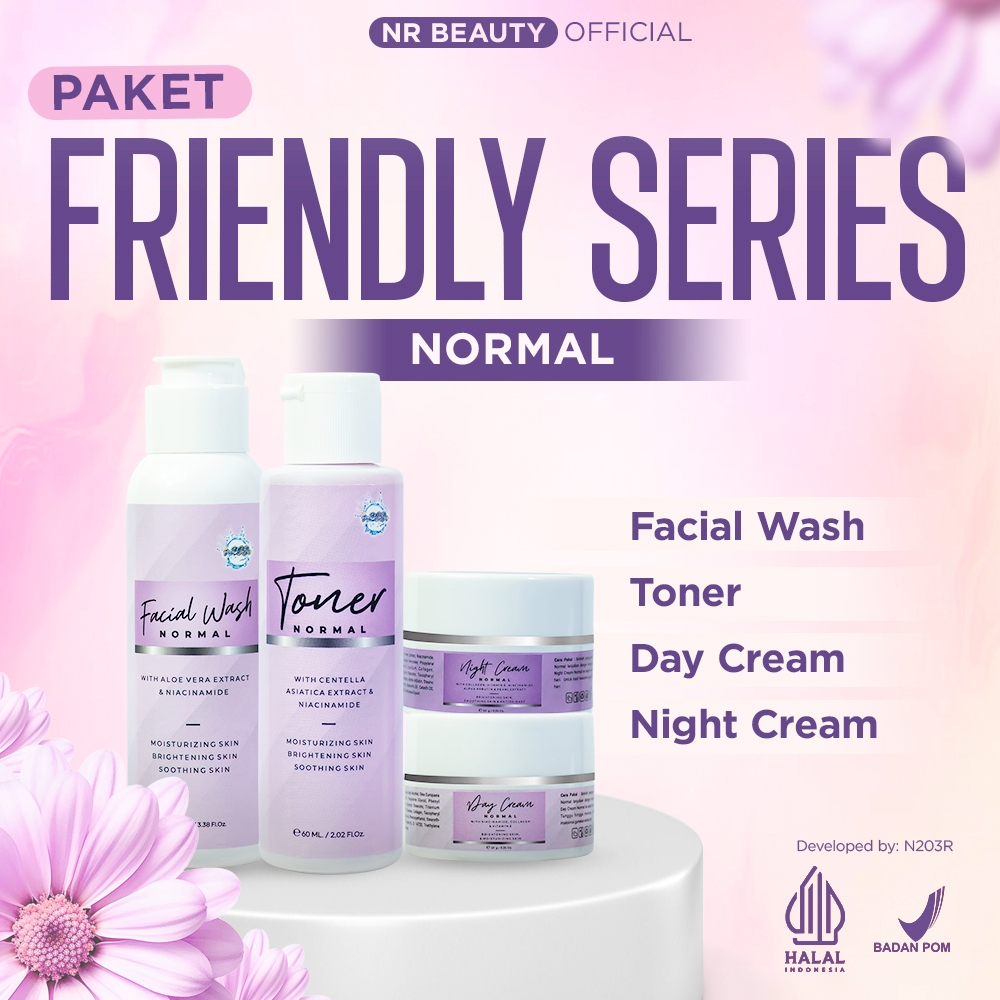 N203R Paket Skincare Remaja NR Beauty  Friendly Series Normal