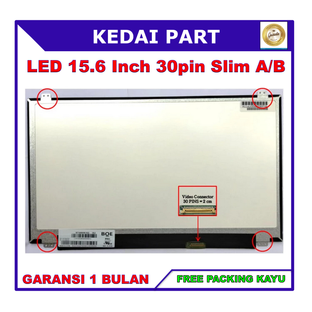 LCD LED Asus S551L S551LA S551LB S551LN X540 X540L 15.6 Inch 30 Slim AB