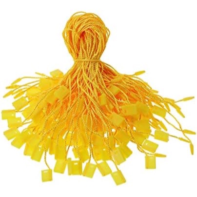 

TALI HANGTAG HANG TAG TALI ROPE PIN LABEL PAKAIAN KUNING LEMON @100