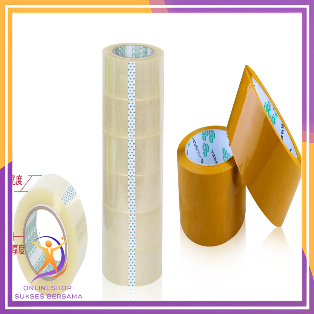 

OSB Lakban Bening 45MM Merk ABC TAPE Lakban Coklat Murah