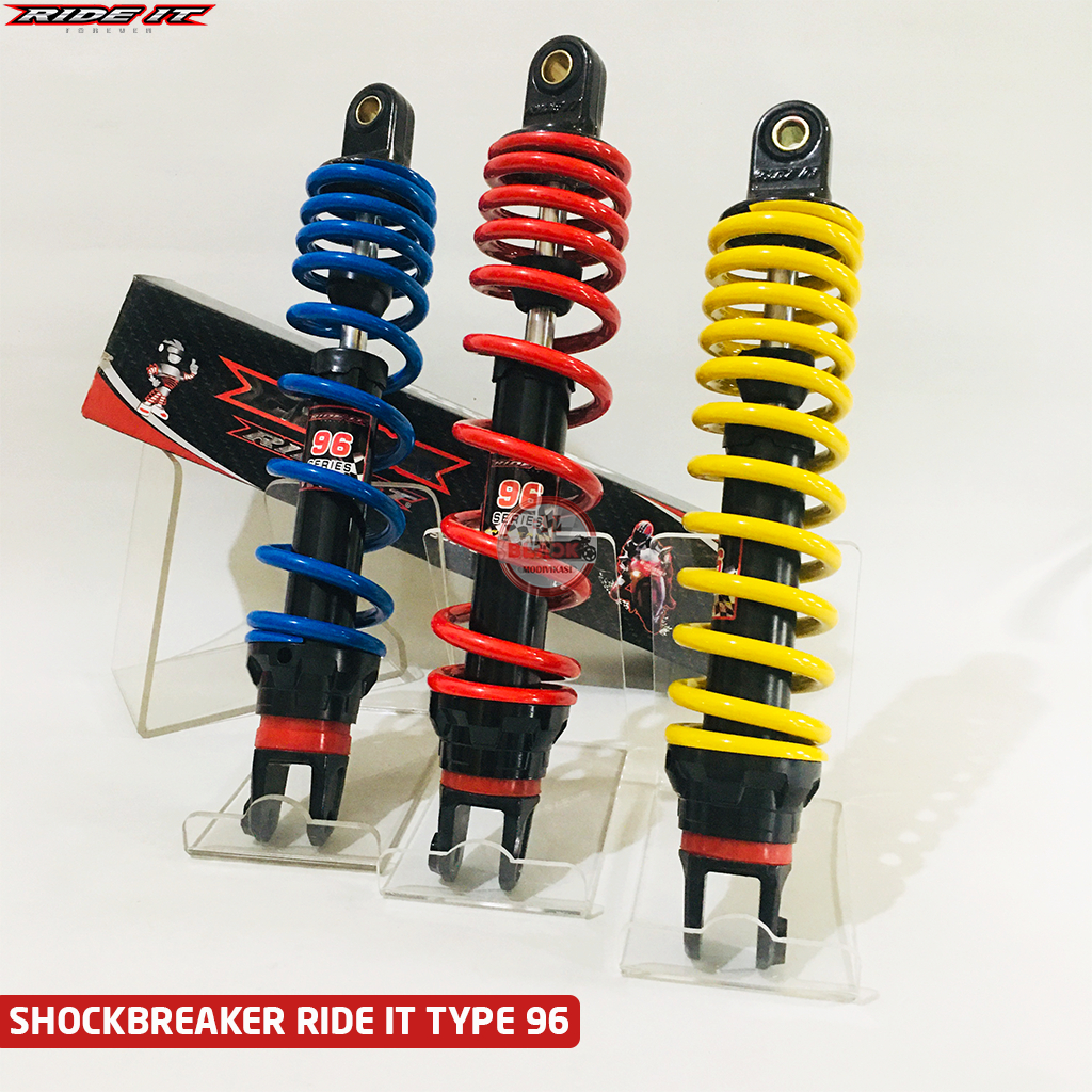 Skok Shockbreaker RIDE IT Type 96 Series Non Tabung Single Shock UK MIO 310 MM Dan VARIO 330 MM All 