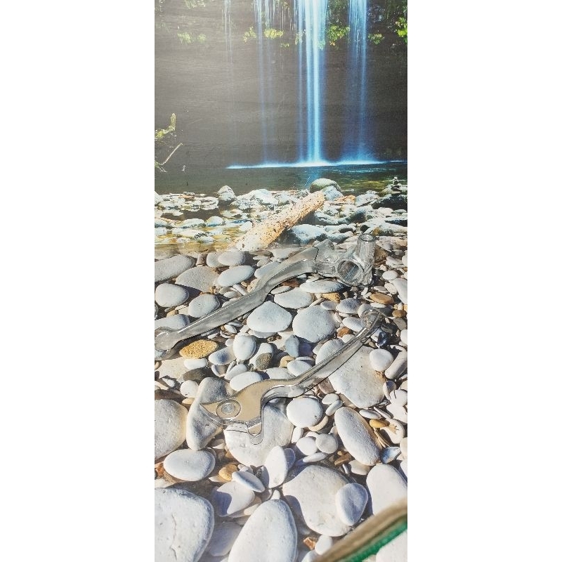 handel rem + handel kopling dgn dudukan jupiter mx old silver