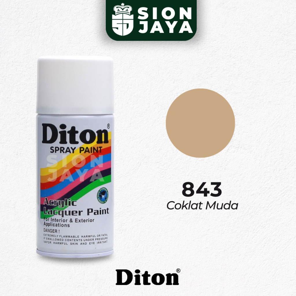 Pilox / Pylox / Cat Semprot Diton 300ml 843 Coklat Muda