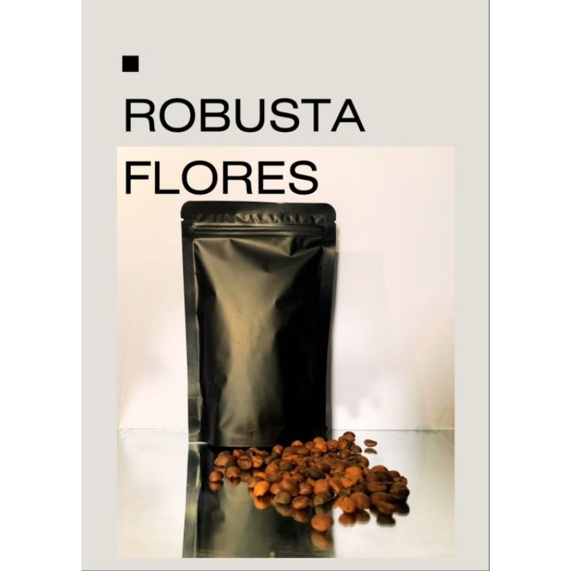 

Biji Kopi Robusta Flores - Dark Roast (100gr)