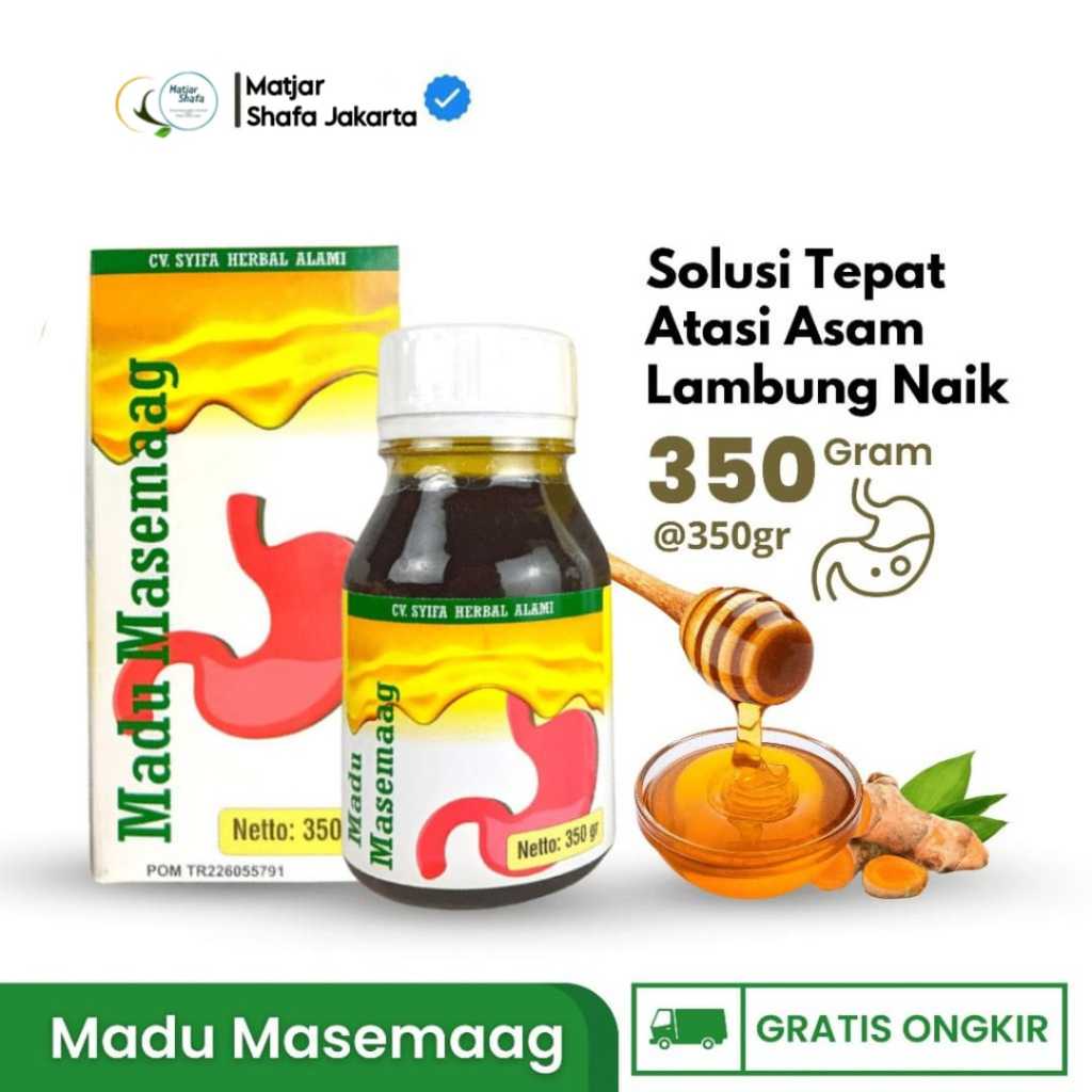 Masemag - Madu Herbal Maag Asam Lambung 350gr Original