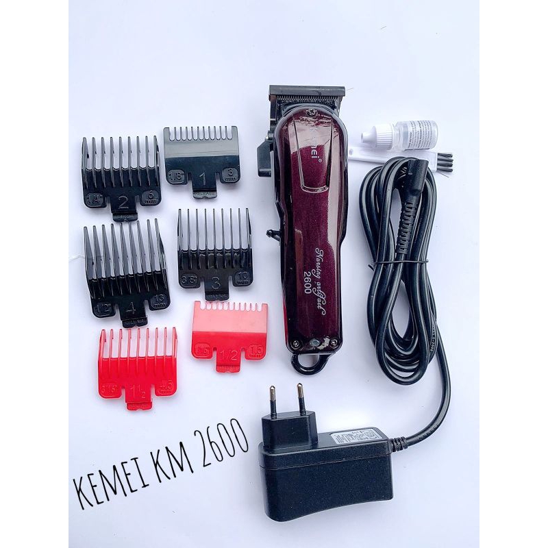 CLIPPER MERK KEMEI KM 2600 MESIN POTONG RAMBUT PORTABLE MURAH