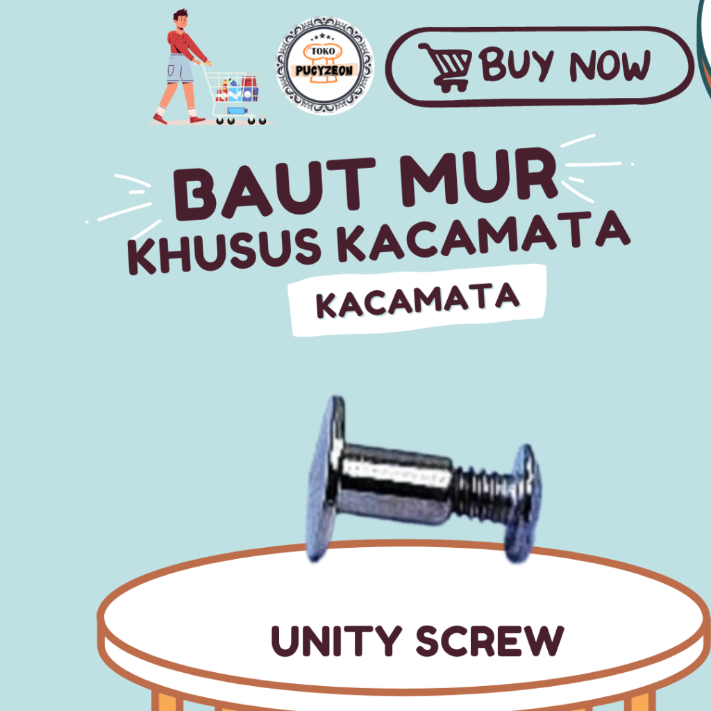 Micro Unity Contra Screw T Baut Mur Kacamata Jam Tangan Craft Mines - Unity Screw