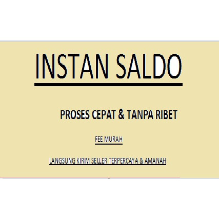 

Stiker top up saldo