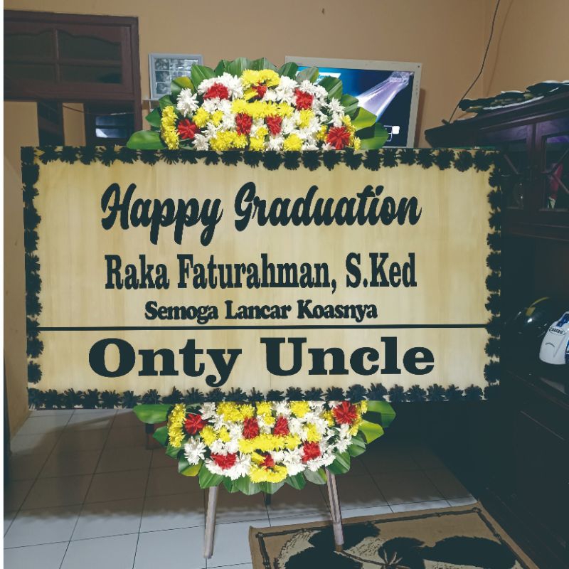 karangan bunga papan bandung like rustic