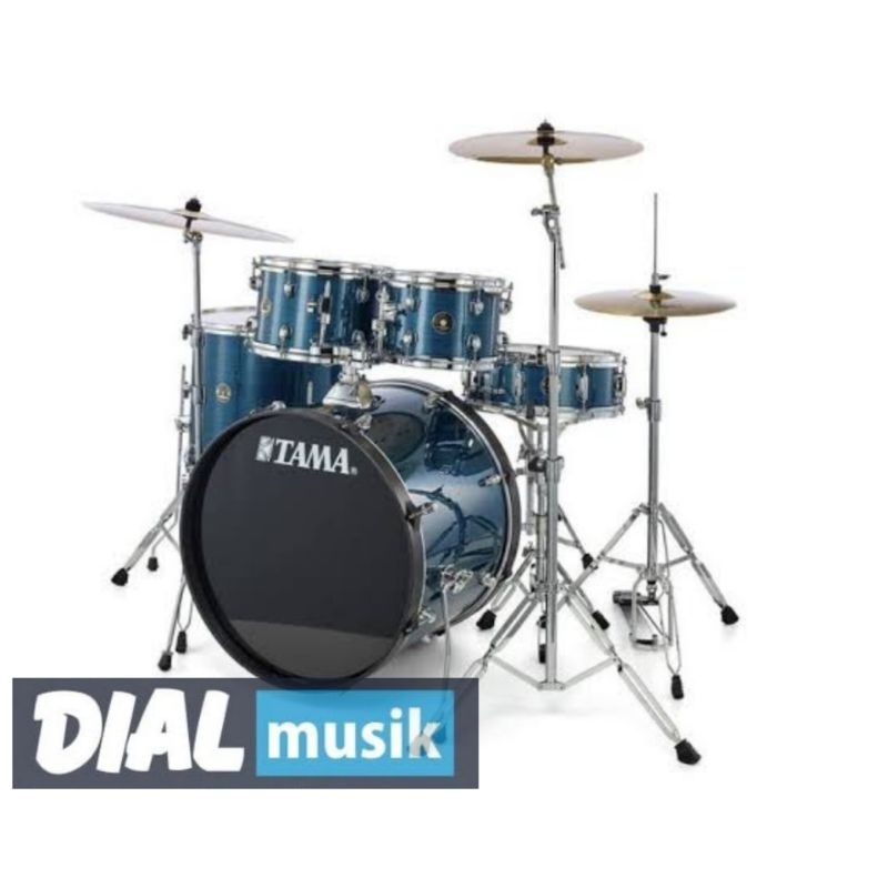 Tama RHYTHM MATE RM52KH6C HBL - Drum Set Hairline Blue Tanpa Cymbal