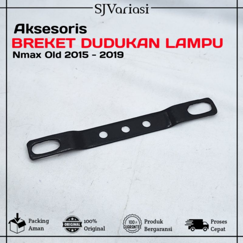 Breket Foglamp Nmax | Breket Dudukan Lampu Tembak D2 Laser Nmax Lama 2015 - 2019